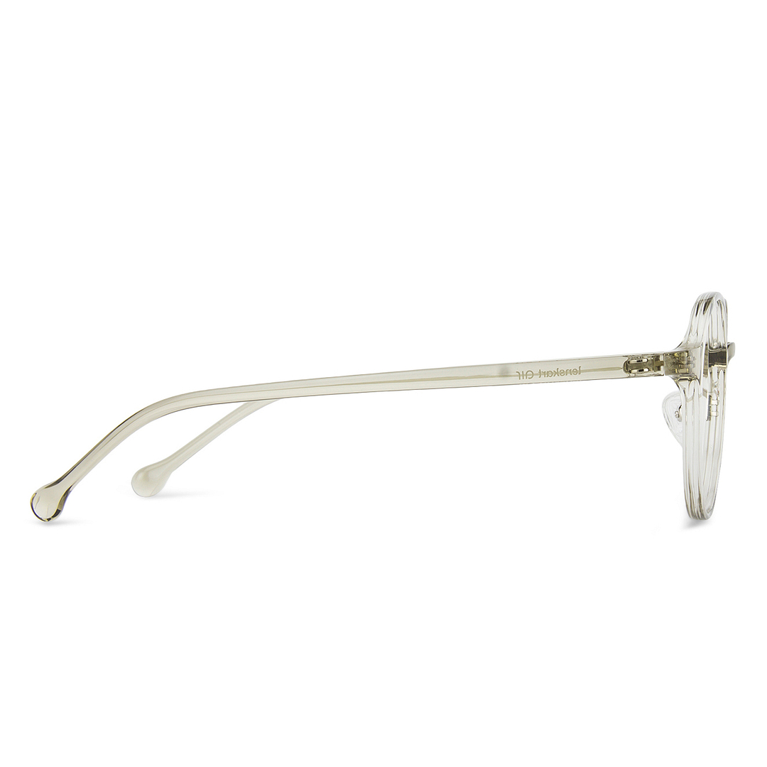 Lenskart Air Online Brown Transparent Full Rim Round right side