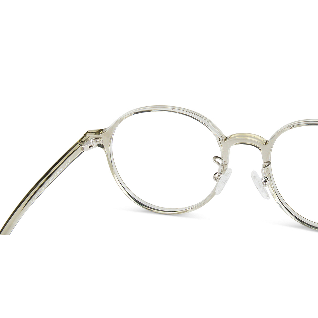 Lenskart Air Online Brown Transparent Full Rim Round left side