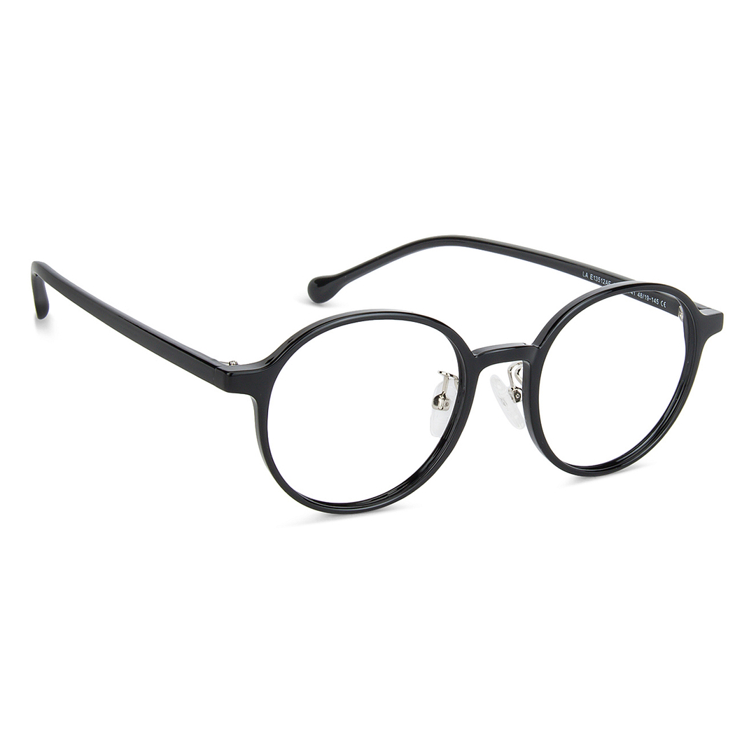Lenskart Air Online Black Full Rim Round left side