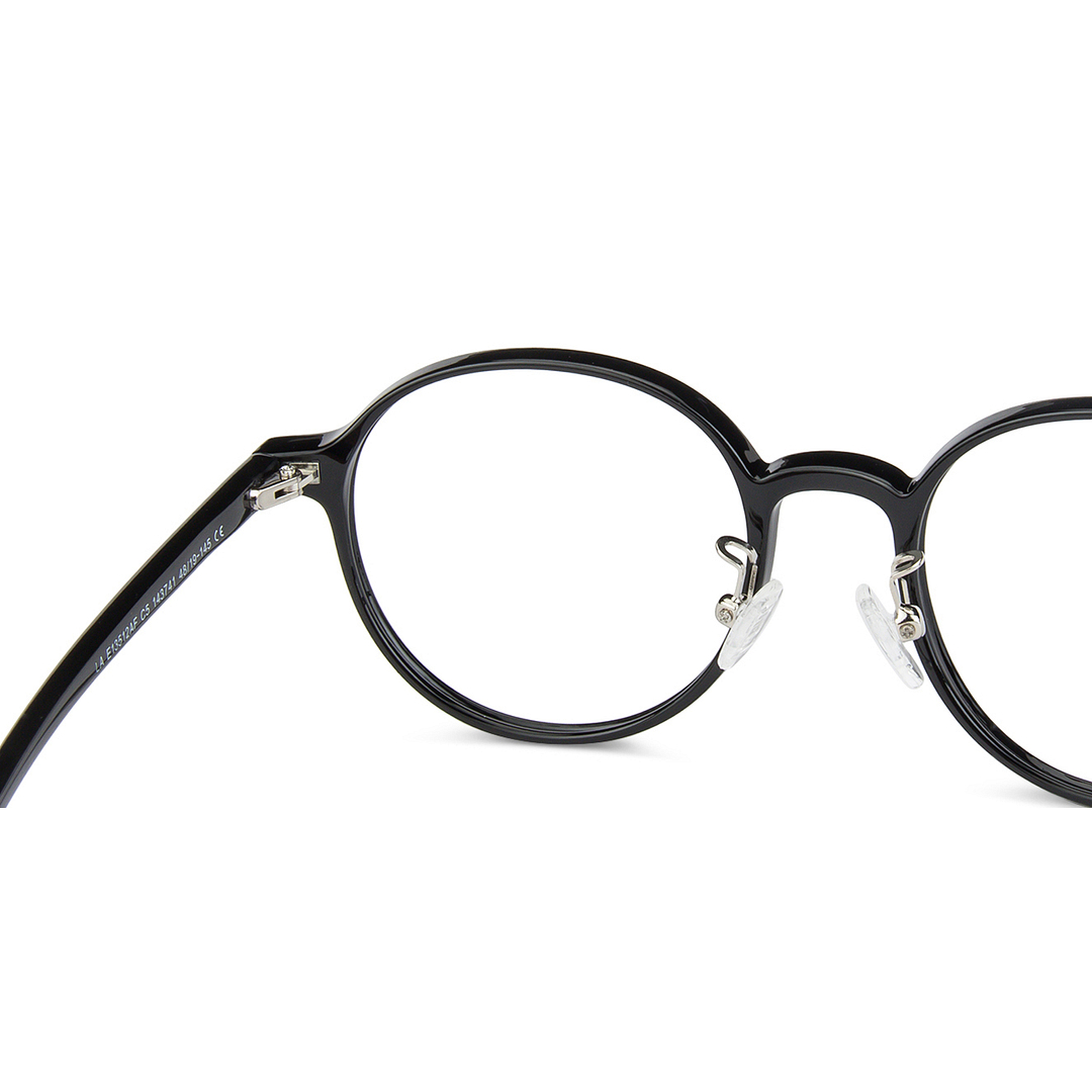 Lenskart Air Online Black Full Rim Round left side
