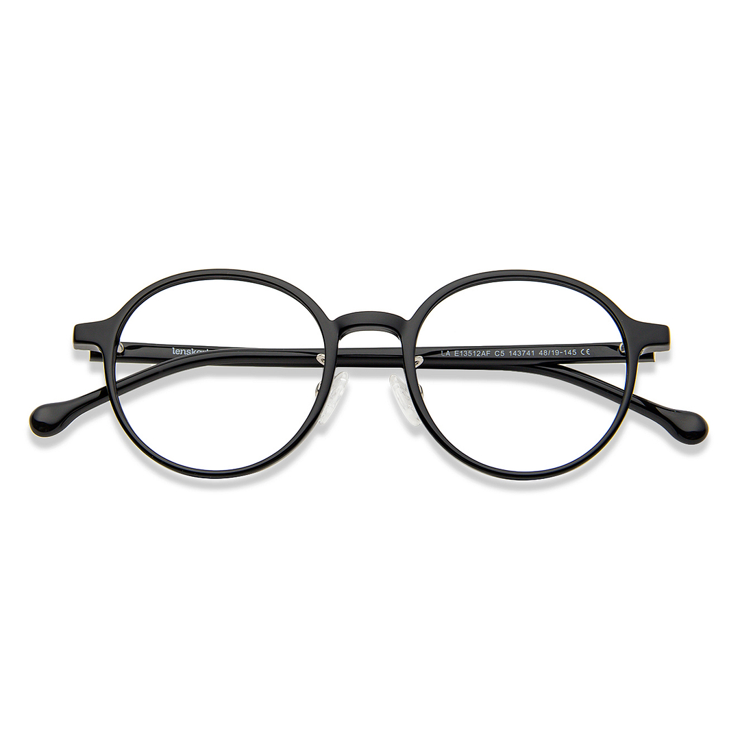 Lenskart Air Online Black Full Rim Round right side