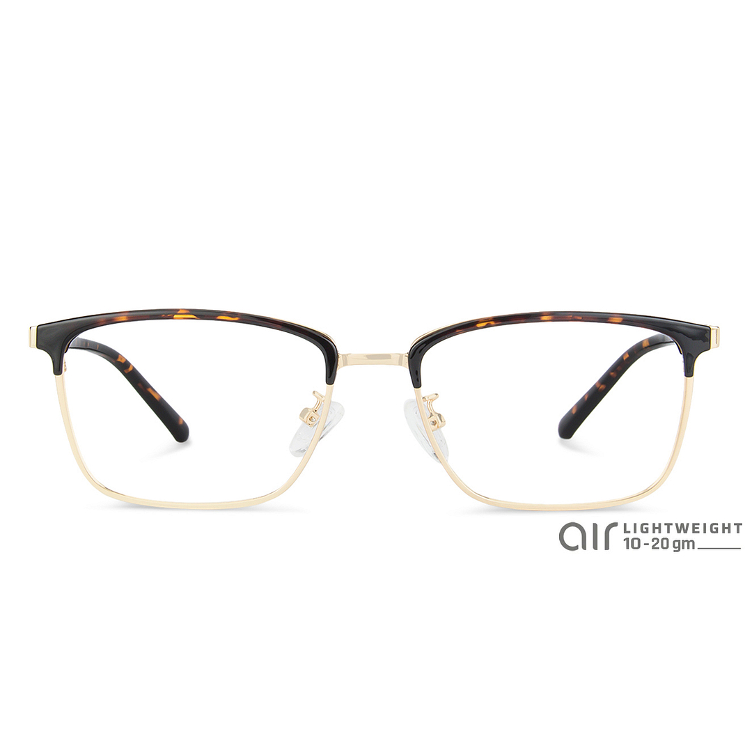 Lenskart Air Online Golden Brown Full Rim Square right side