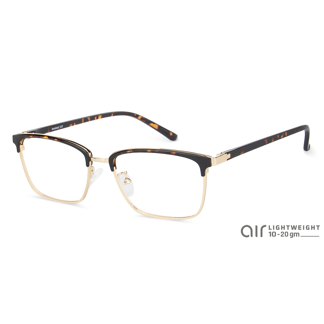 Lenskart Air Online Golden Brown Full Rim Square left side