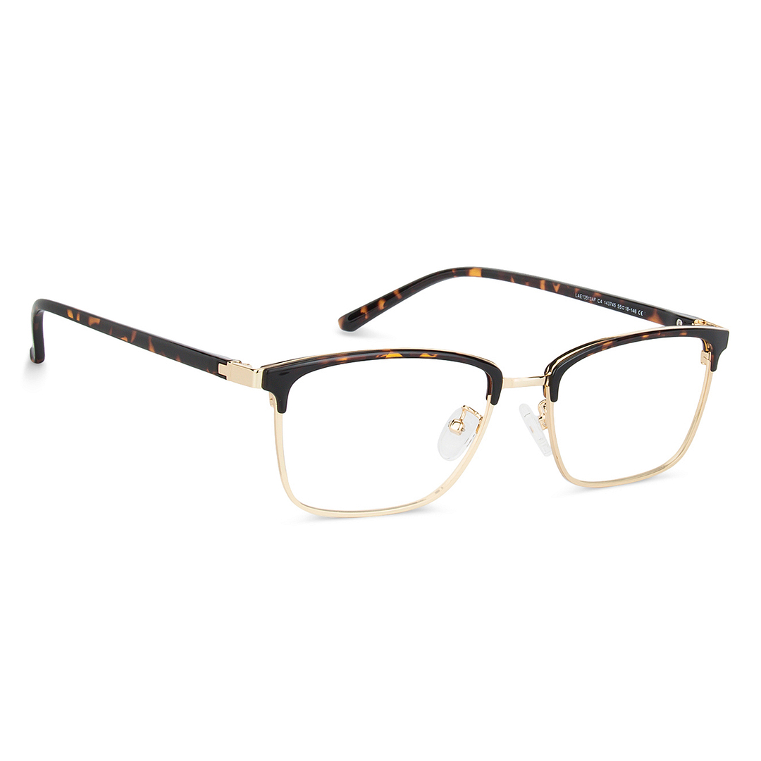 Lenskart Air Online Golden Brown Full Rim Square left side