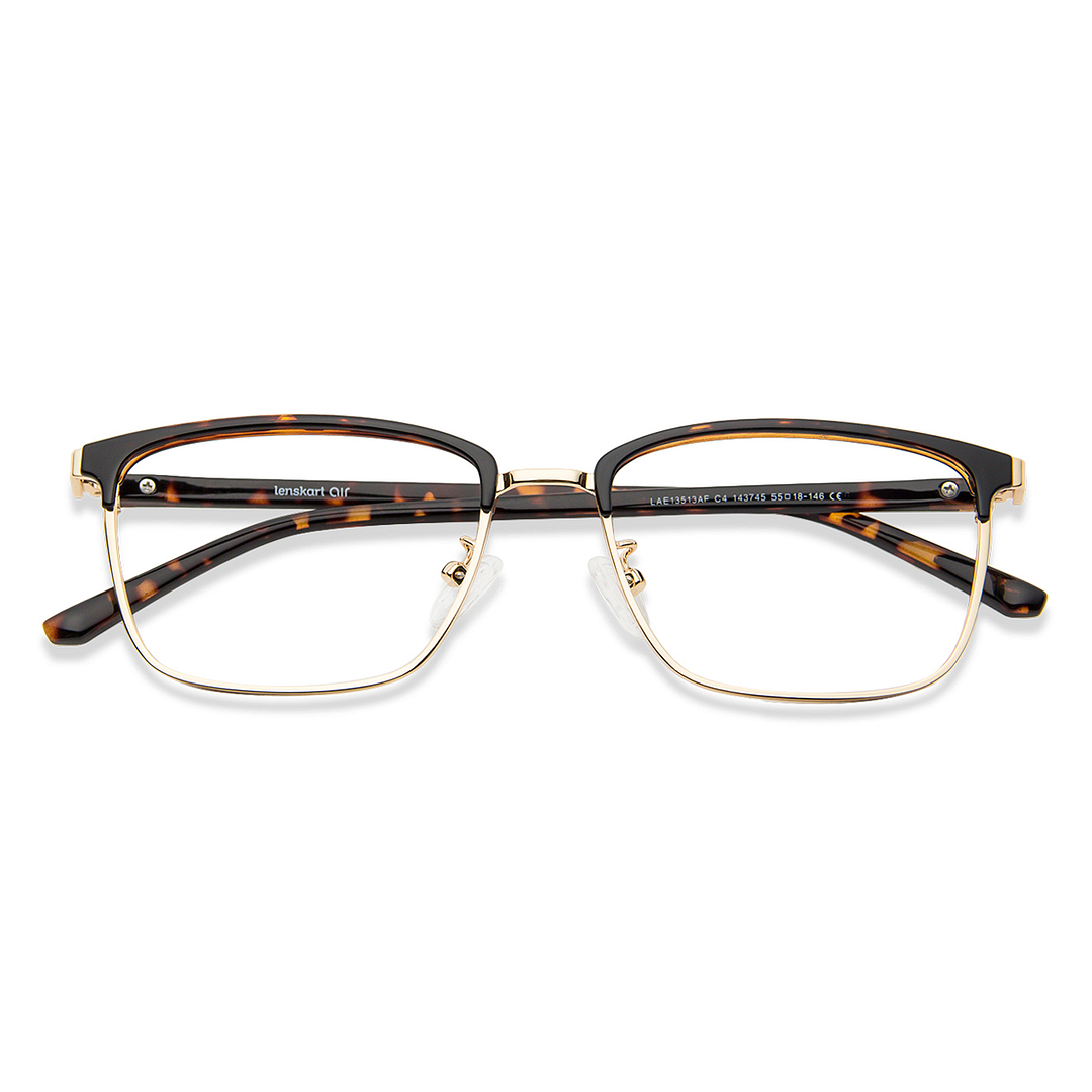 Lenskart Air Online Golden Brown Full Rim Square right side