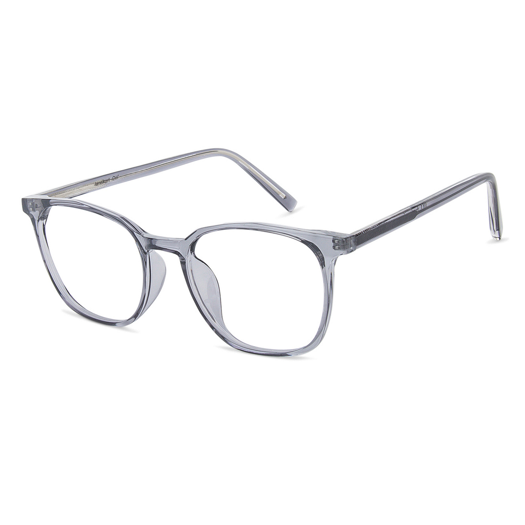 Lenskart Air Online Gray Transparent Full Rim Square left side