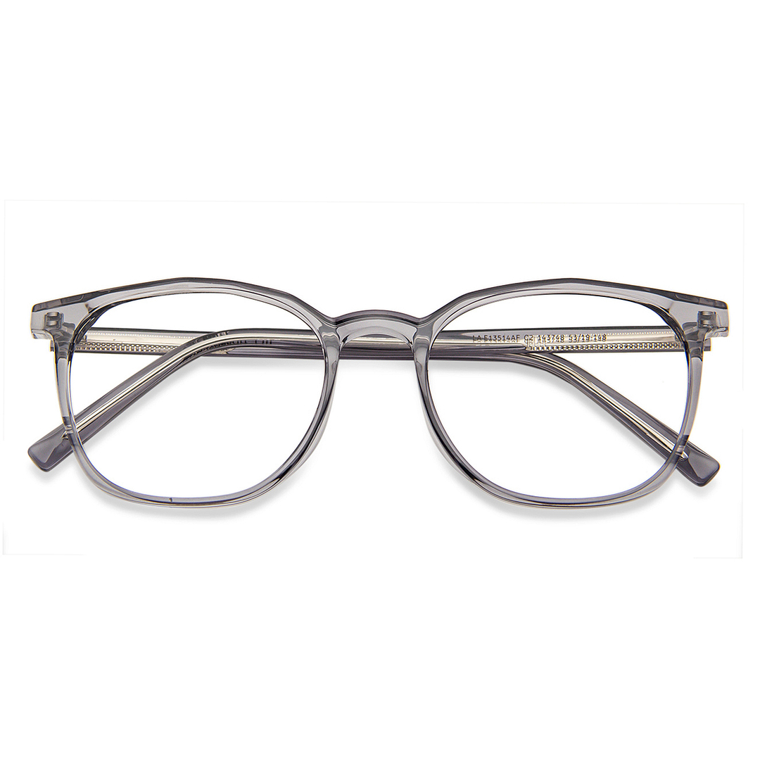 Lenskart Air Online Gray Transparent Full Rim Square right side