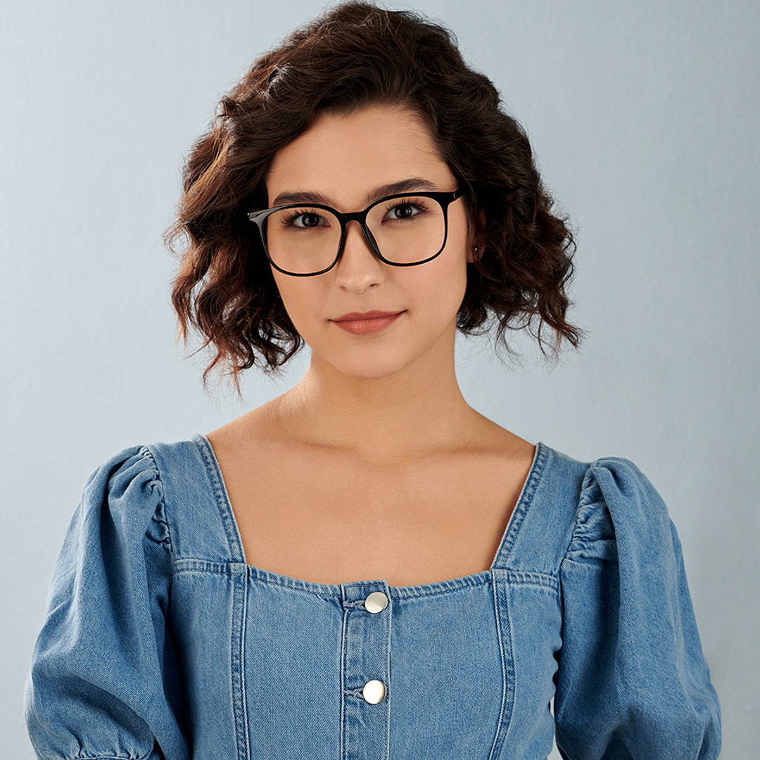 Lenskart Air Online Black Full Rim Square right side