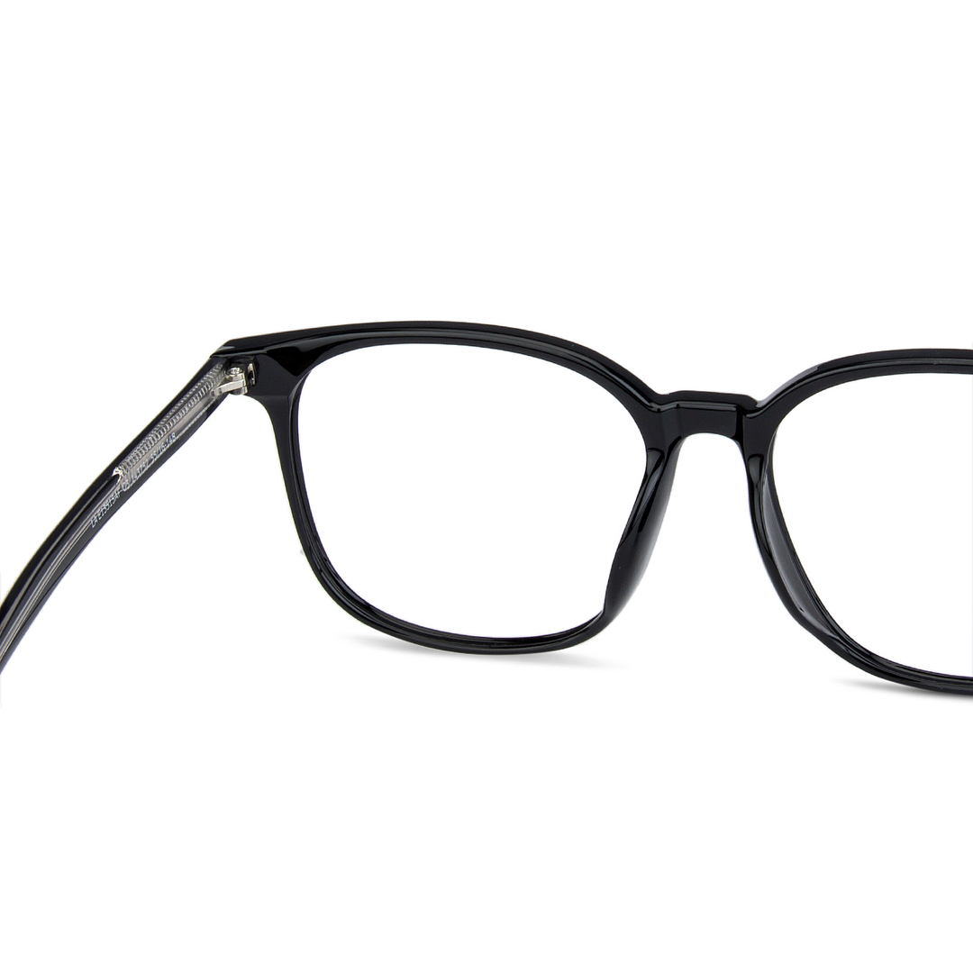 Lenskart Air LA Black Full Rim Square left side