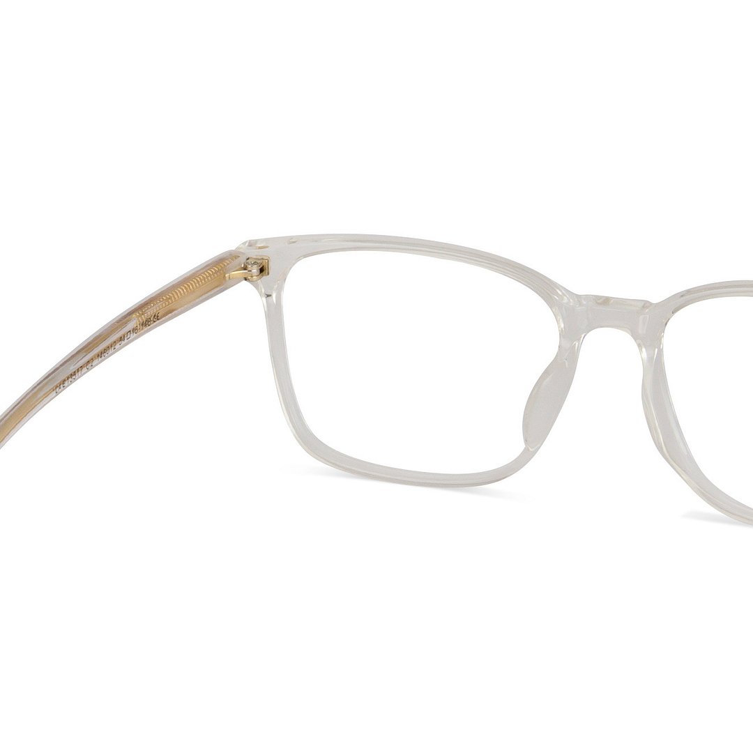 Lenskart Air Crystal Transparent Full Rim Rectangle right side