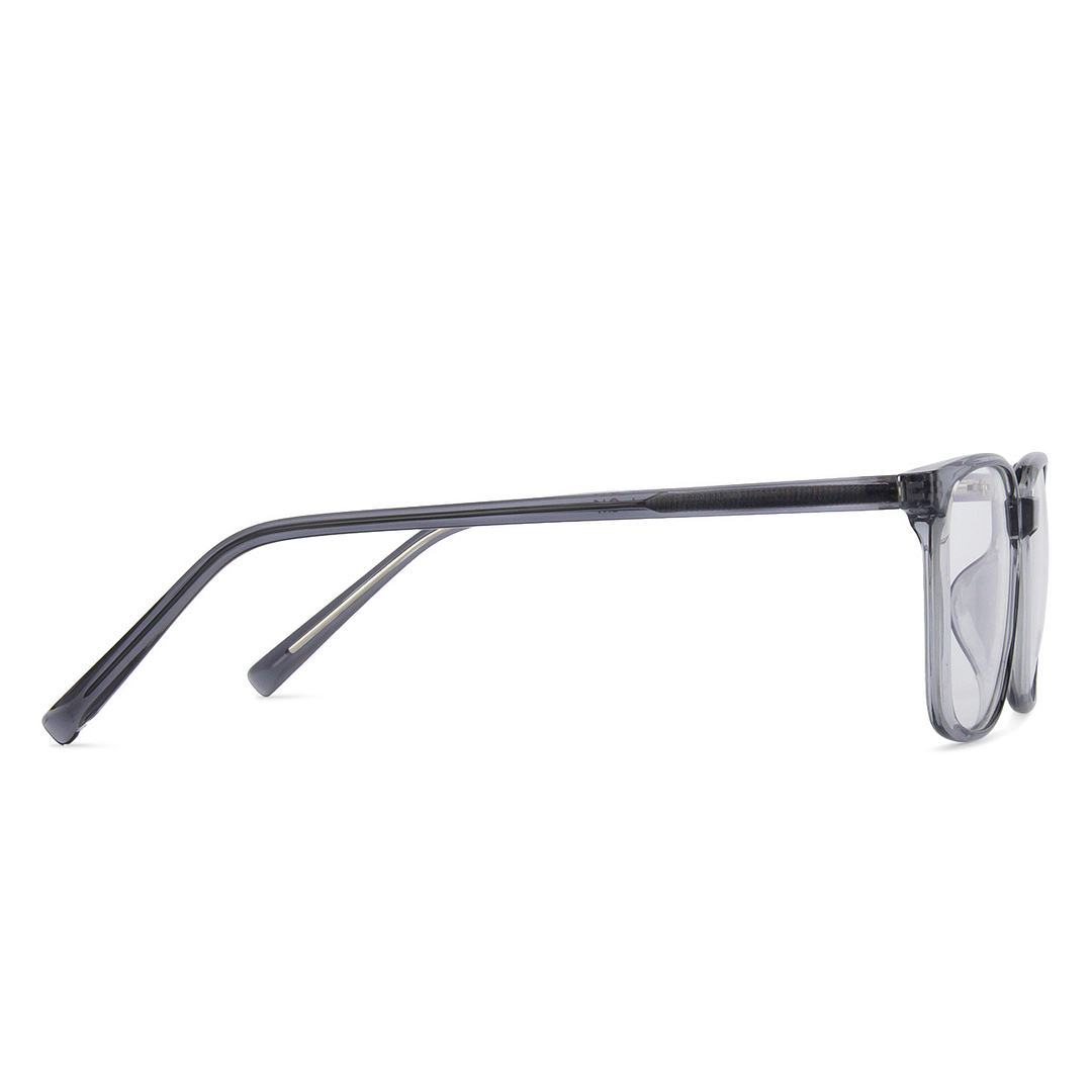 Lenskart Air Online Gray Transparent Full Rim Rectangle left side