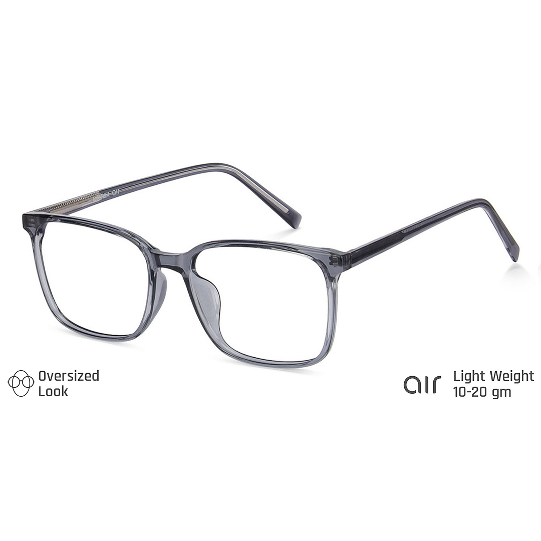 Lenskart Air Online Gray Transparent Full Rim Rectangle right side