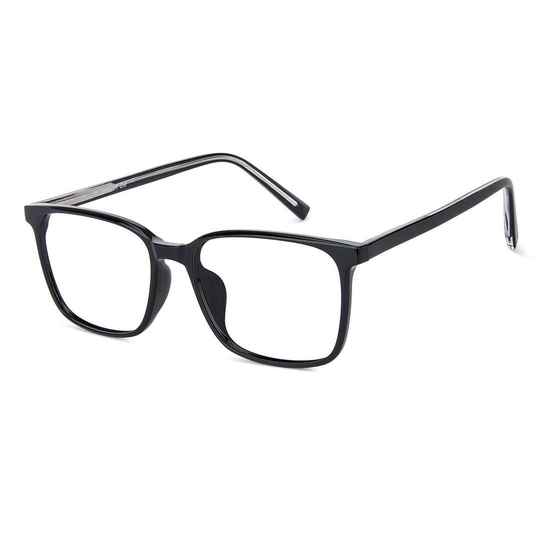 Lenskart Air LA Black Full Rim Rectangle left side