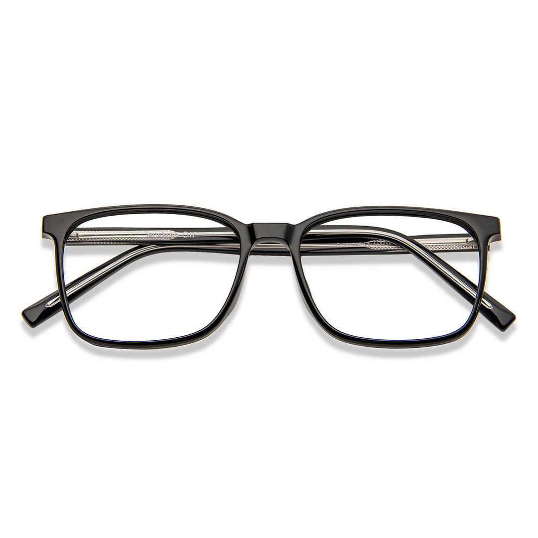Lenskart Air LA Black Full Rim Rectangle right side