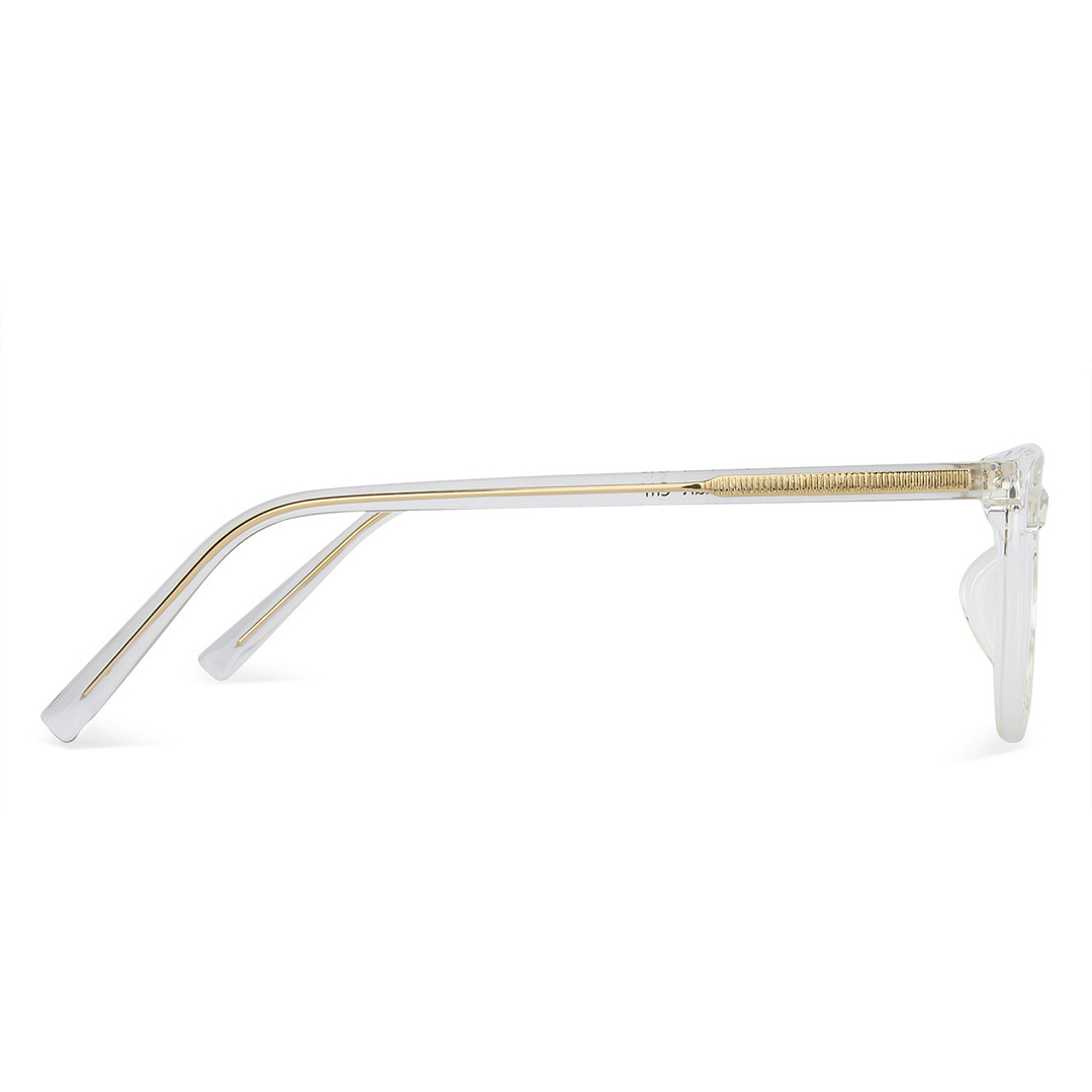 Lenskart Air LA Crystal Transparent Full Rim Rectangle right side