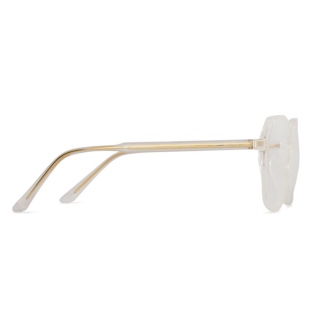 Lenskart Air Online Crystal Transparent Full Rim Geometric left side