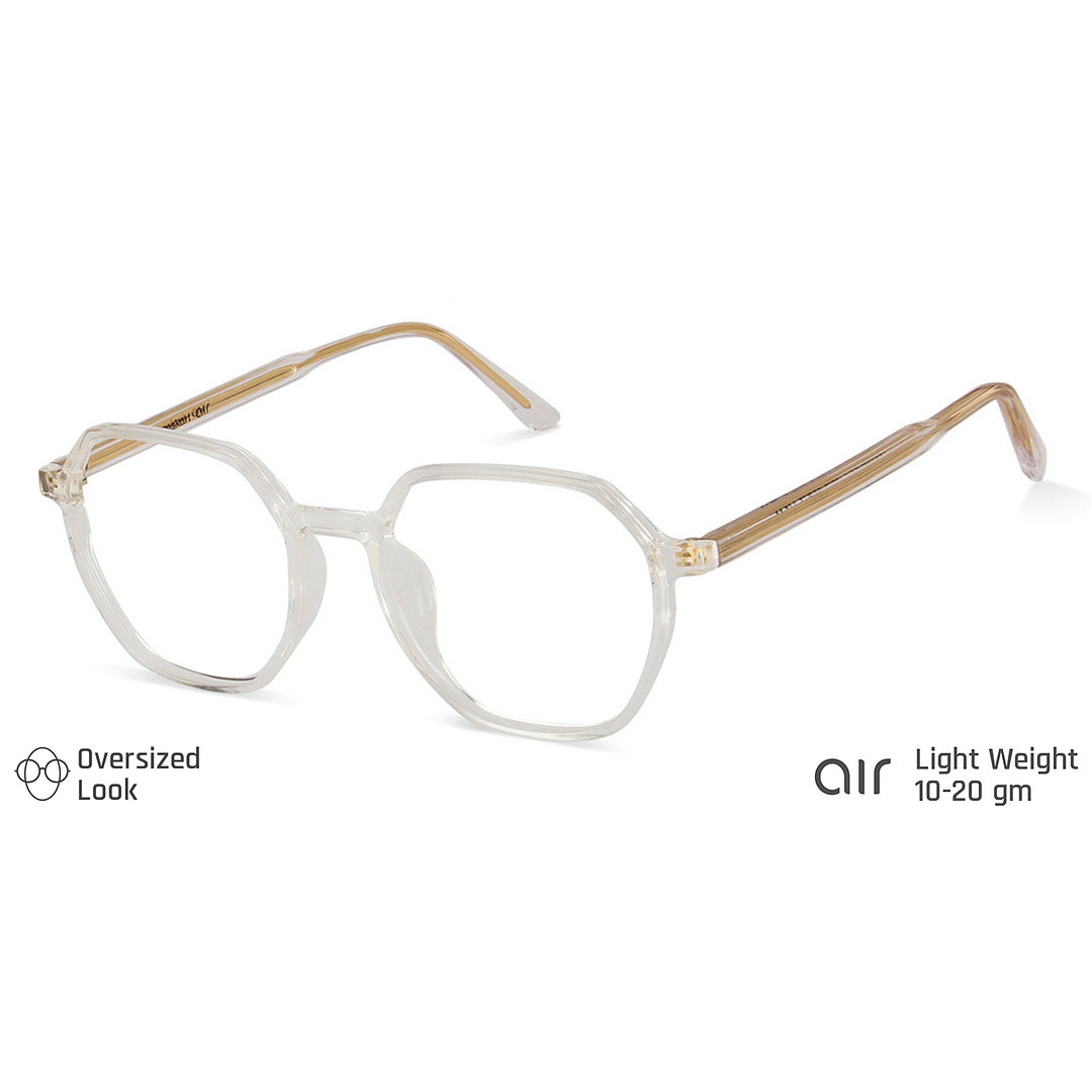 Lenskart Air Online Crystal Transparent Full Rim Geometric right side