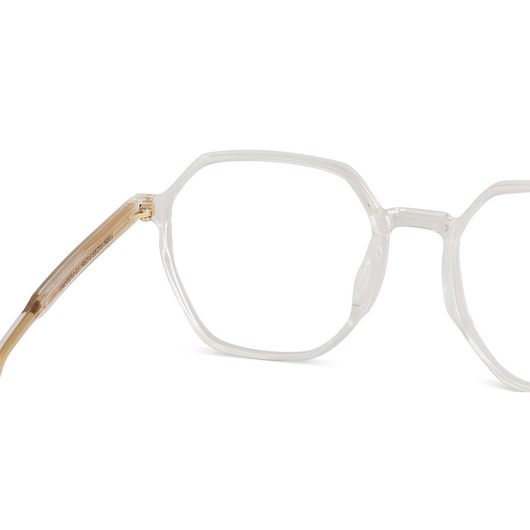 Lenskart Air Online Crystal Transparent Full Rim Geometric right side