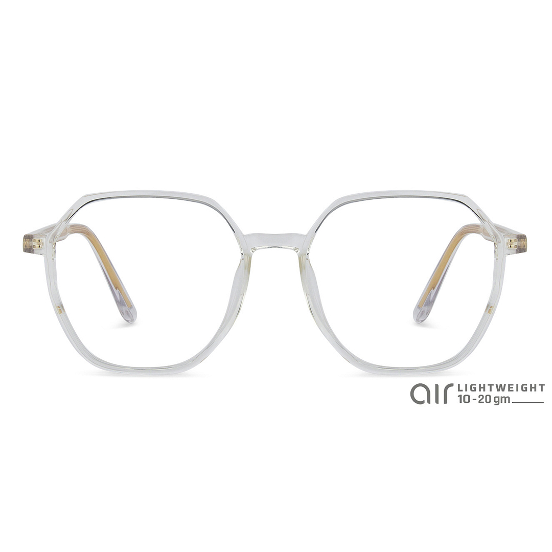Lenskart Air Online Crystal Transparent Full Rim Geometric right side