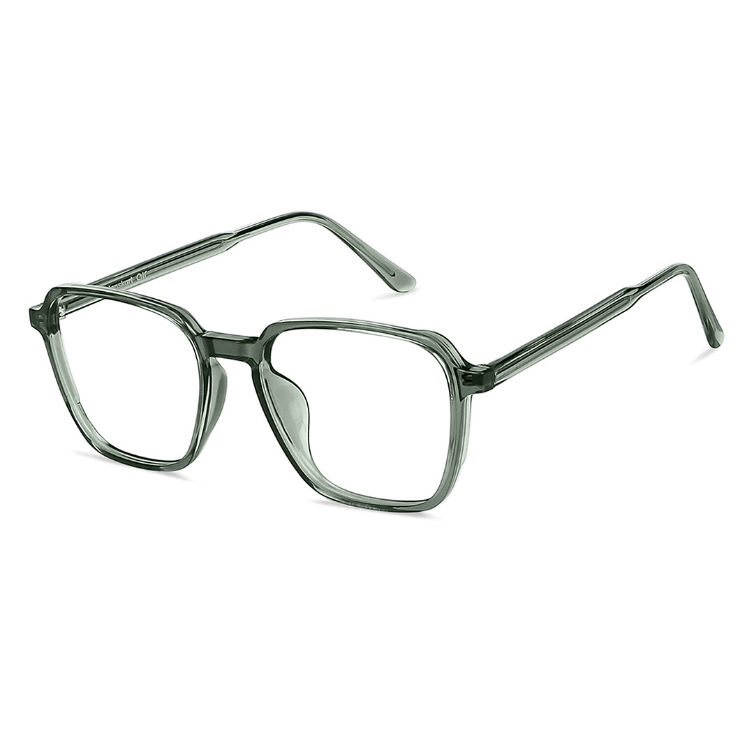 Lenskart Air Online Green Transparent Full Rim Hexagonal right side