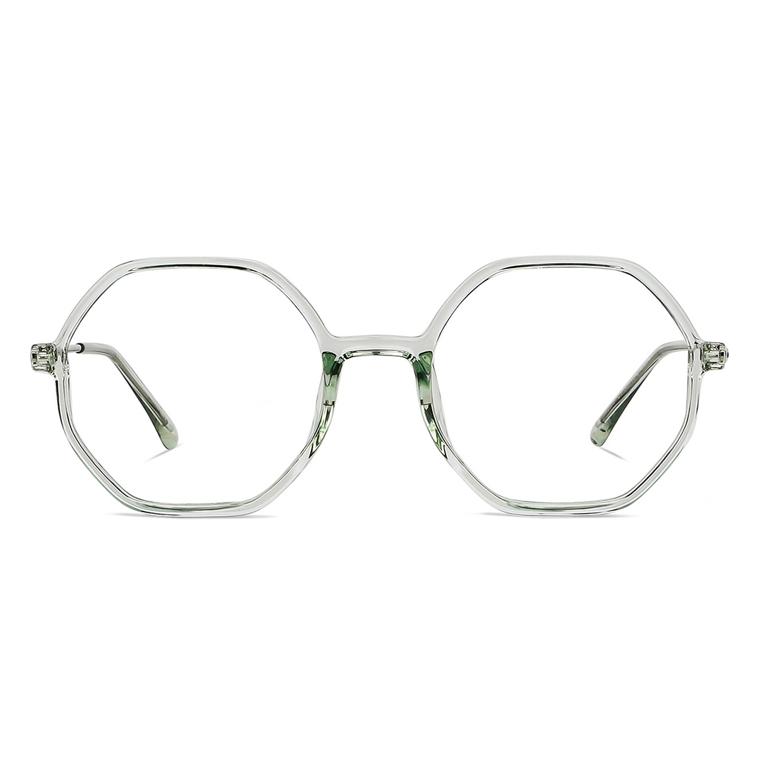 Lenskart Air Online Green Transparent Full Rim Geometric right side