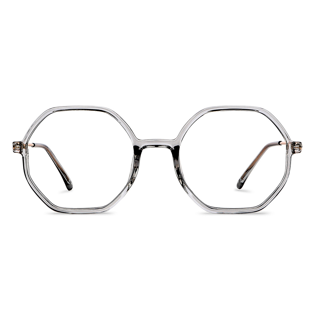 Lenskart Air Online Gray Transparent Full Rim Geometric right side