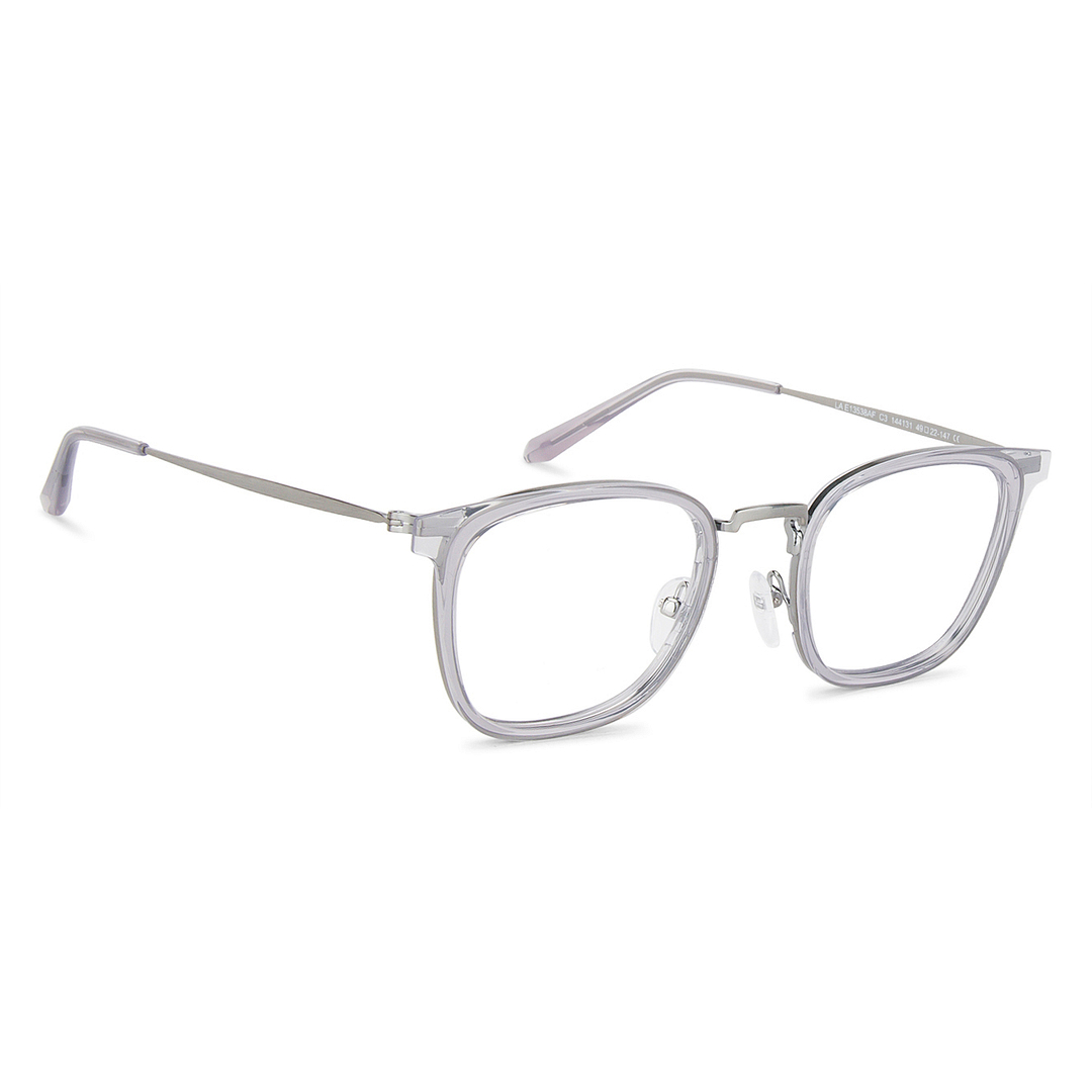 Lenskart Air Online Silver Full Rim Square left side