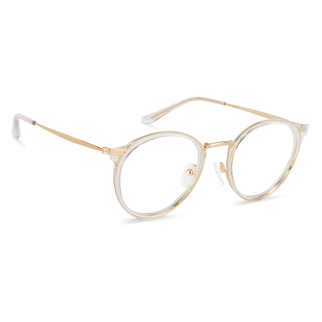 Lenskart Air Online Crystal Transparent Full Rim Round left side