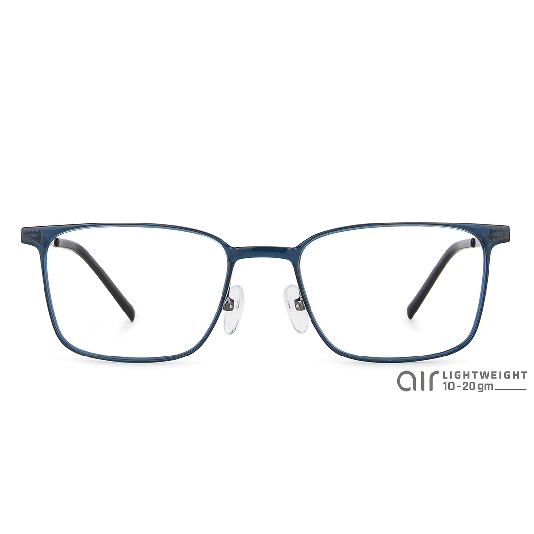 Lenskart Air Online Sky Blue Full Rim Rectangle right side