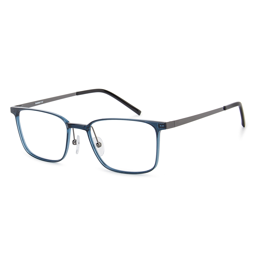 Lenskart Air Online Sky Blue Full Rim Rectangle left side