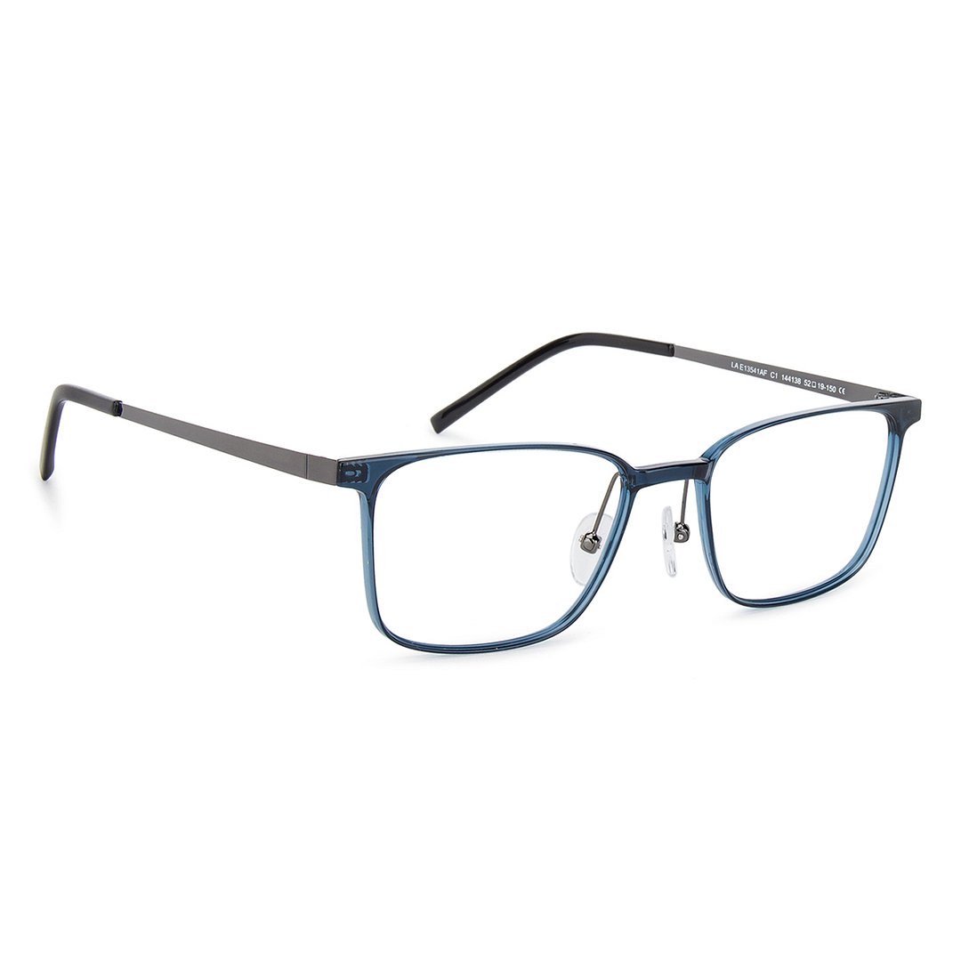 Lenskart Air Online Sky Blue Full Rim Rectangle left side