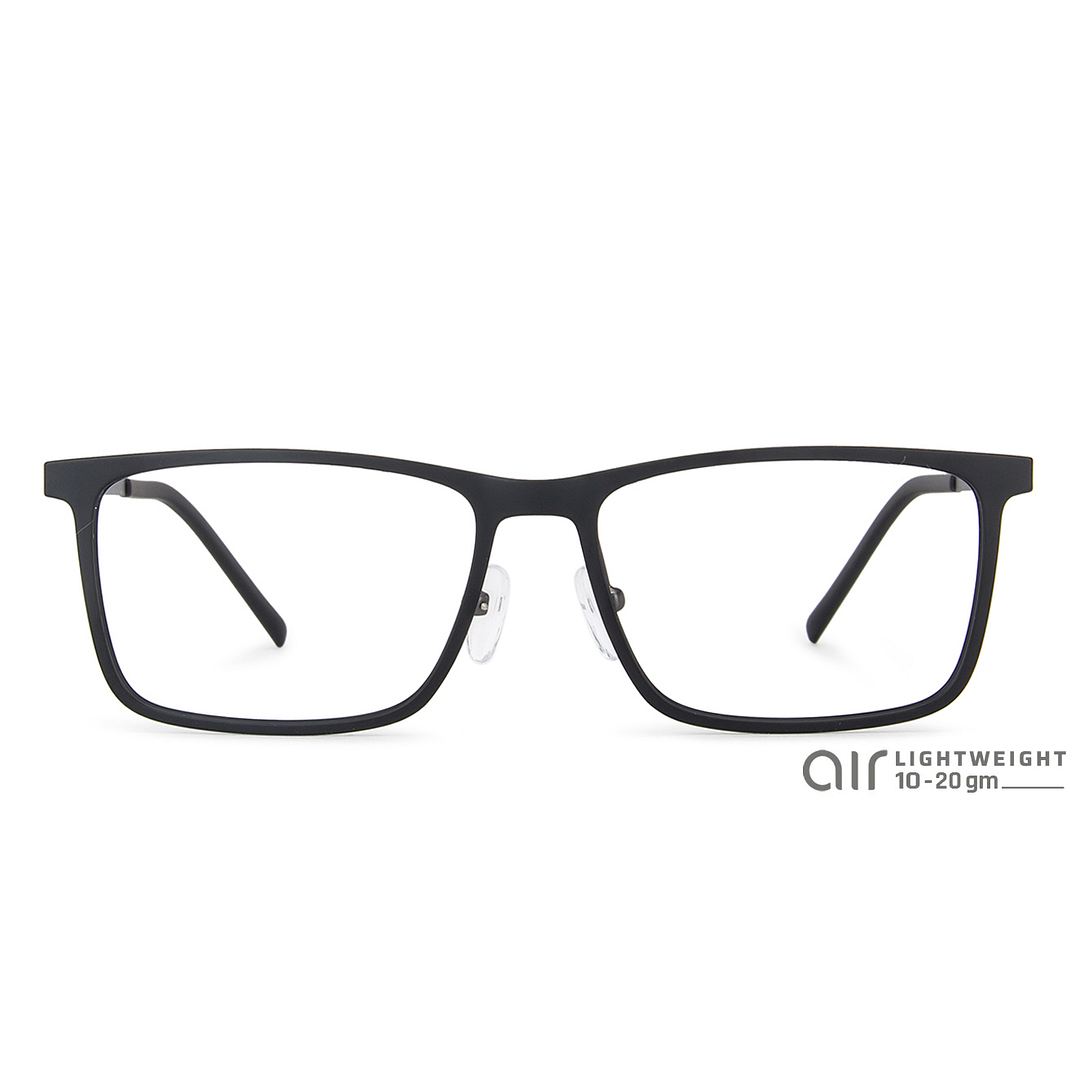 Lenskart Air Online Black Full Rim Rectangle left side