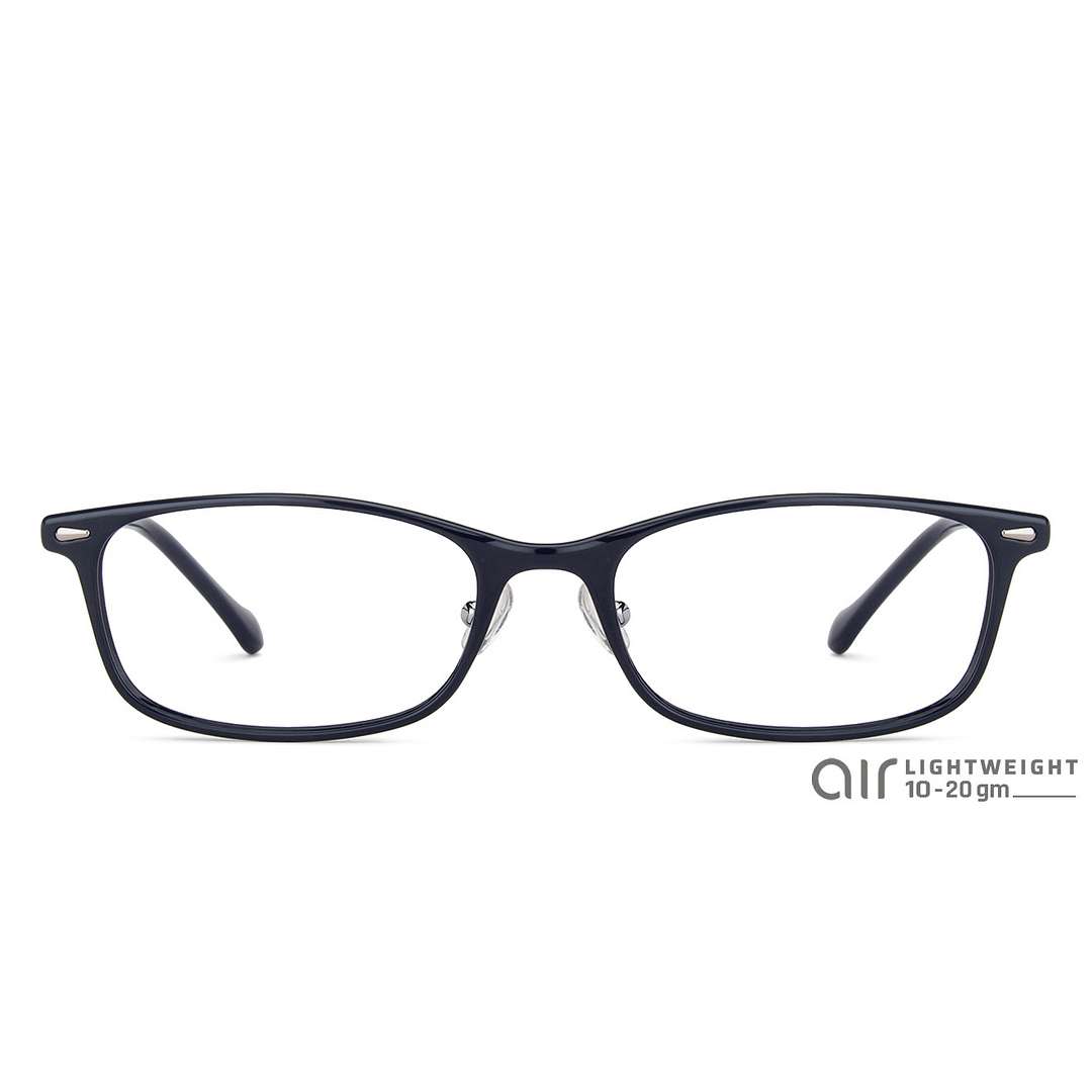 Lenskart Air Online Sky Blue Full Rim Rectangle left side