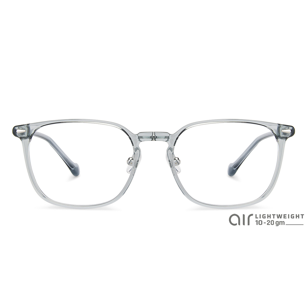 Lenskart Air Online Gray Transparent Full Rim Square right side