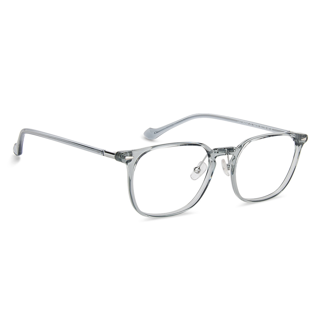 Lenskart Air Online Gray Transparent Full Rim Square left side