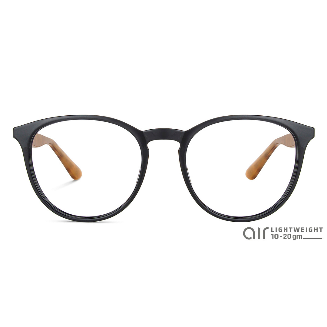 Lenskart Air Online Black Full Rim Round right side