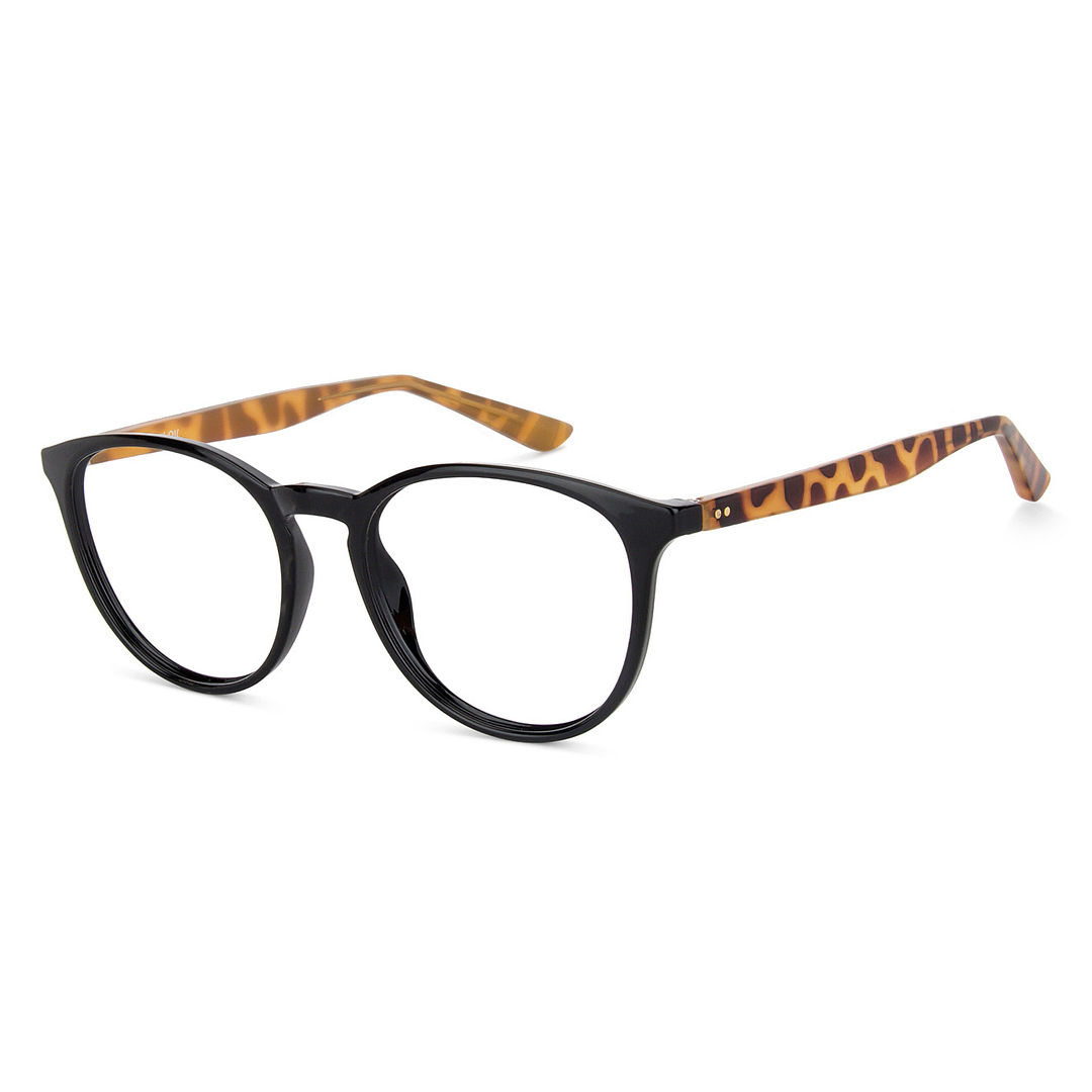 Lenskart Air Online Black Full Rim Round left side