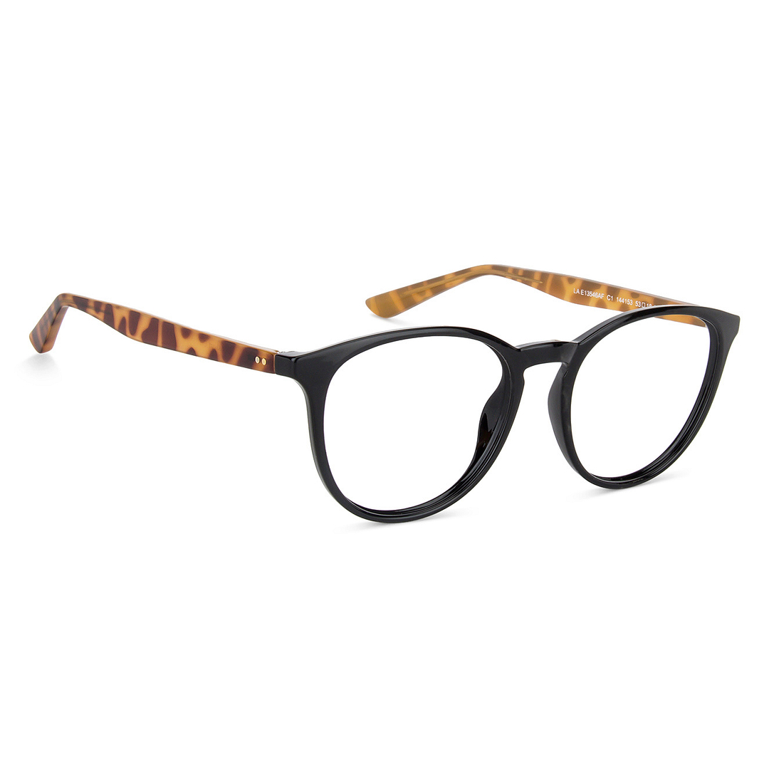 Lenskart Air Online Black Full Rim Round left side