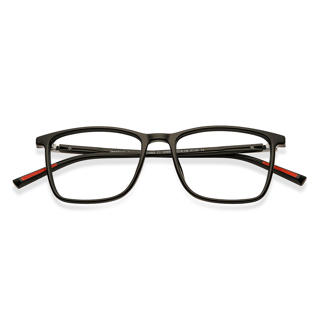 Lenskart Air Online Black Full Rim Square left side