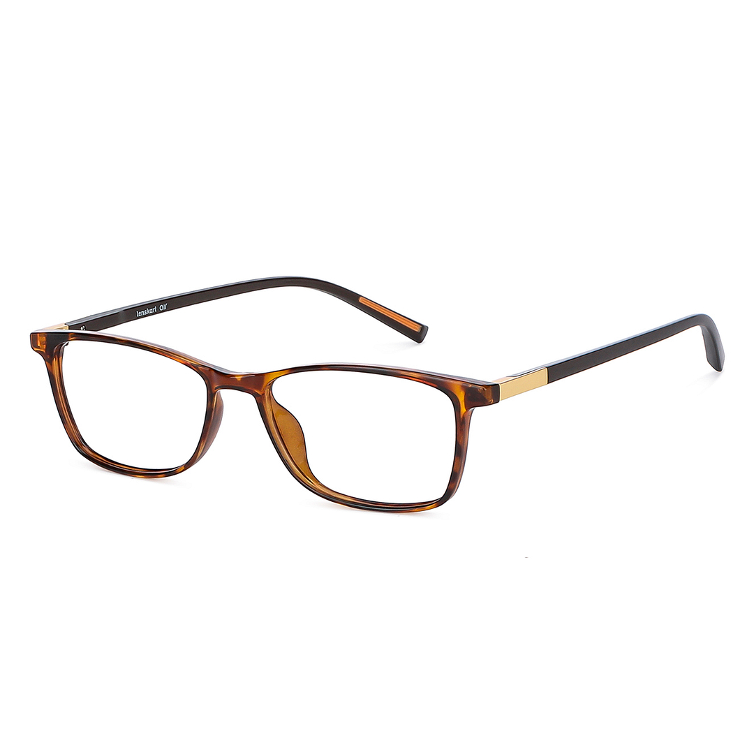 Lenskart Air Online Light Brown Full Rim Rectangle right side