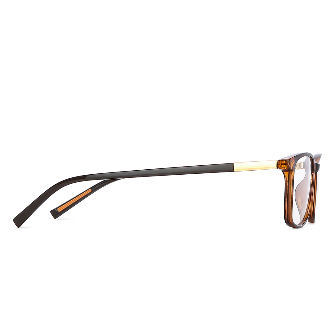 Lenskart Air Online Light Brown Full Rim Rectangle left side