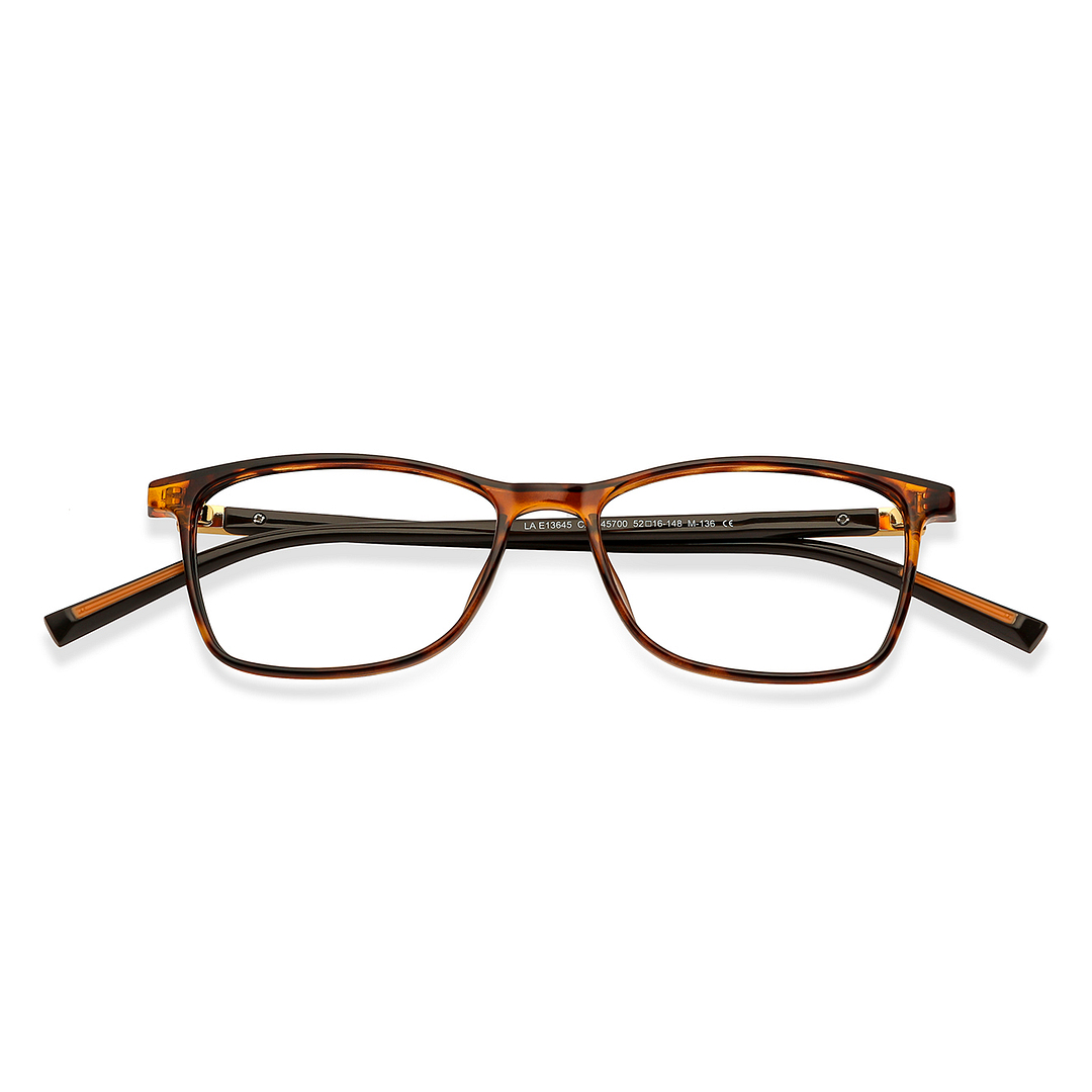 Lenskart Air Online Light Brown Full Rim Rectangle left side