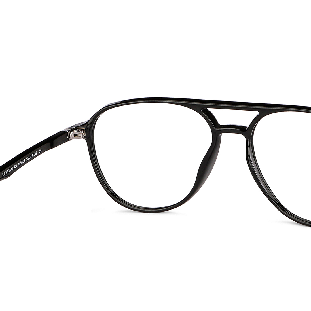 Lenskart Air Online Black Full Rim Aviator right side