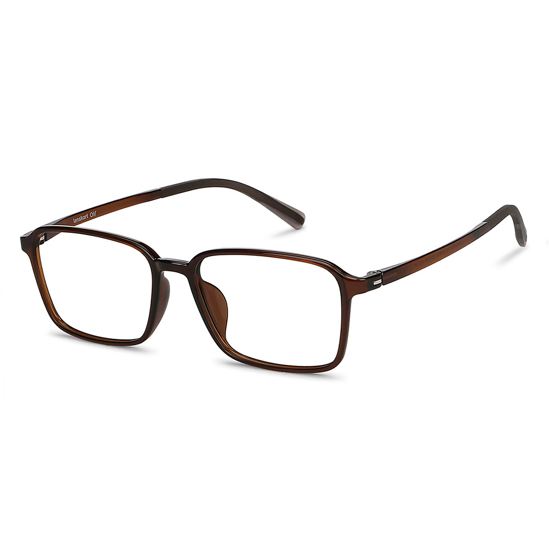 Lenskart Air Online Light Brown Full Rim Rectangle right side