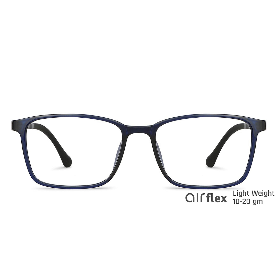 Lenskart Air Online Navy Blue Full Rim Rectangle left side