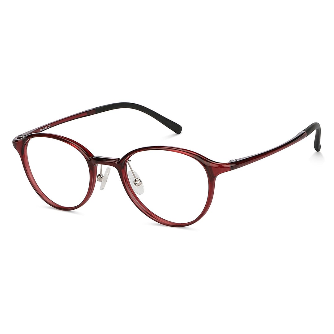 Lenskart Air Online Red Full Rim Round right side