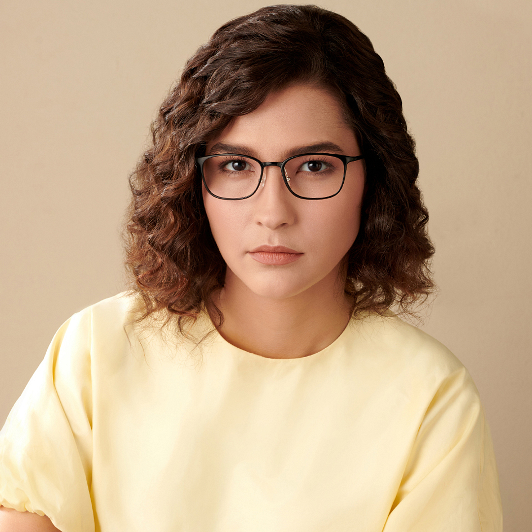 Lenskart Air Online Black Full Rim Rectangle right side