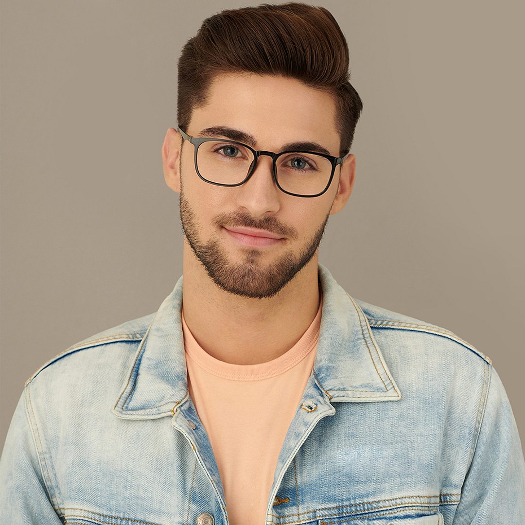 Lenskart Air Online Black Full Rim Square right side