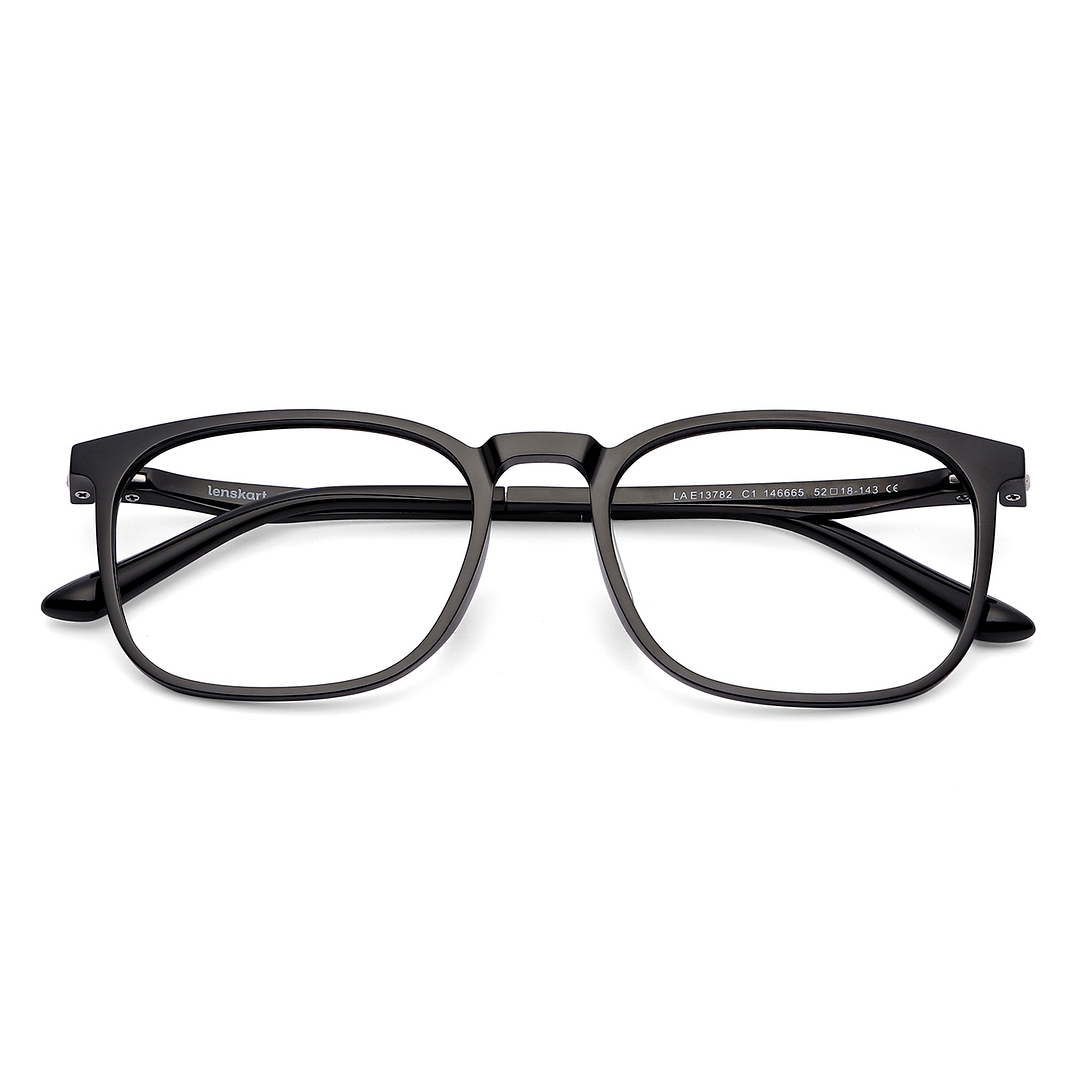 Lenskart Air Online Black Full Rim Square left side