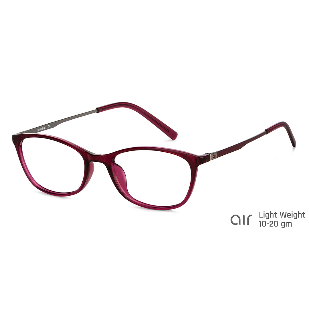 Lenskart Air Online Purple Full Rim Cat Eye right side